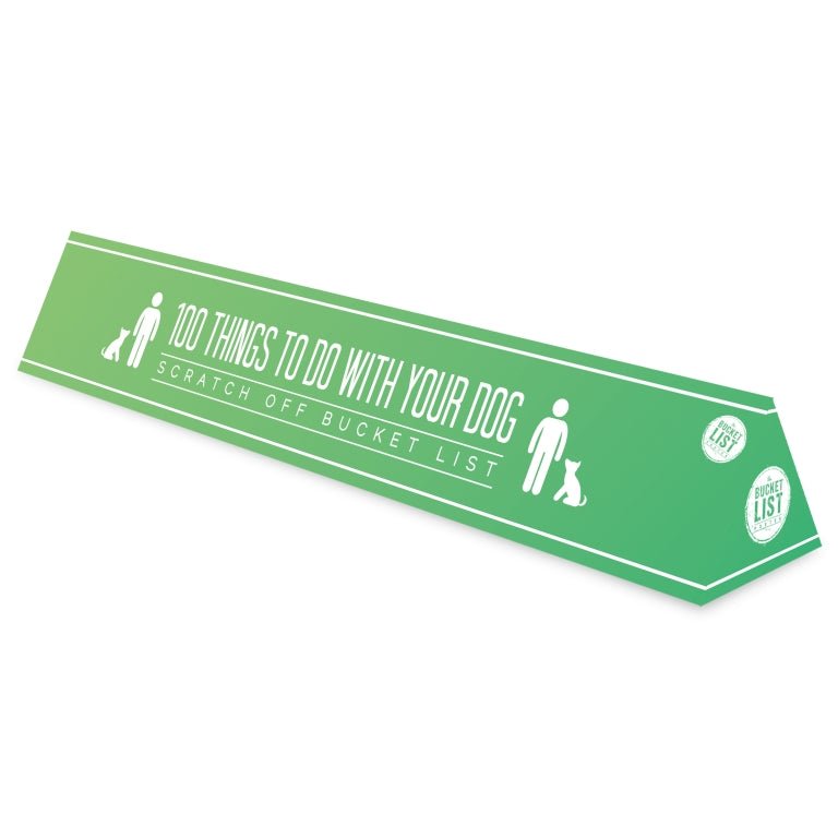 Bucketlistposter - 100 Activiteiten Met Je Hond - Bucketlistposters