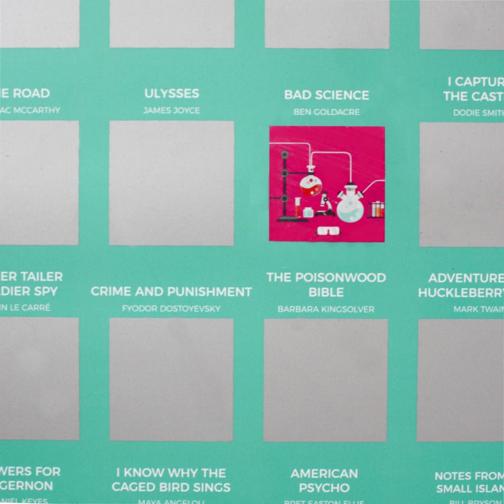 Bucketlistposter - 100 Boeken - Bucketlistposters