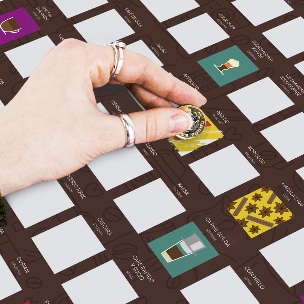 Bucketlistposter - 100 Koffie's - Bucketlistposters