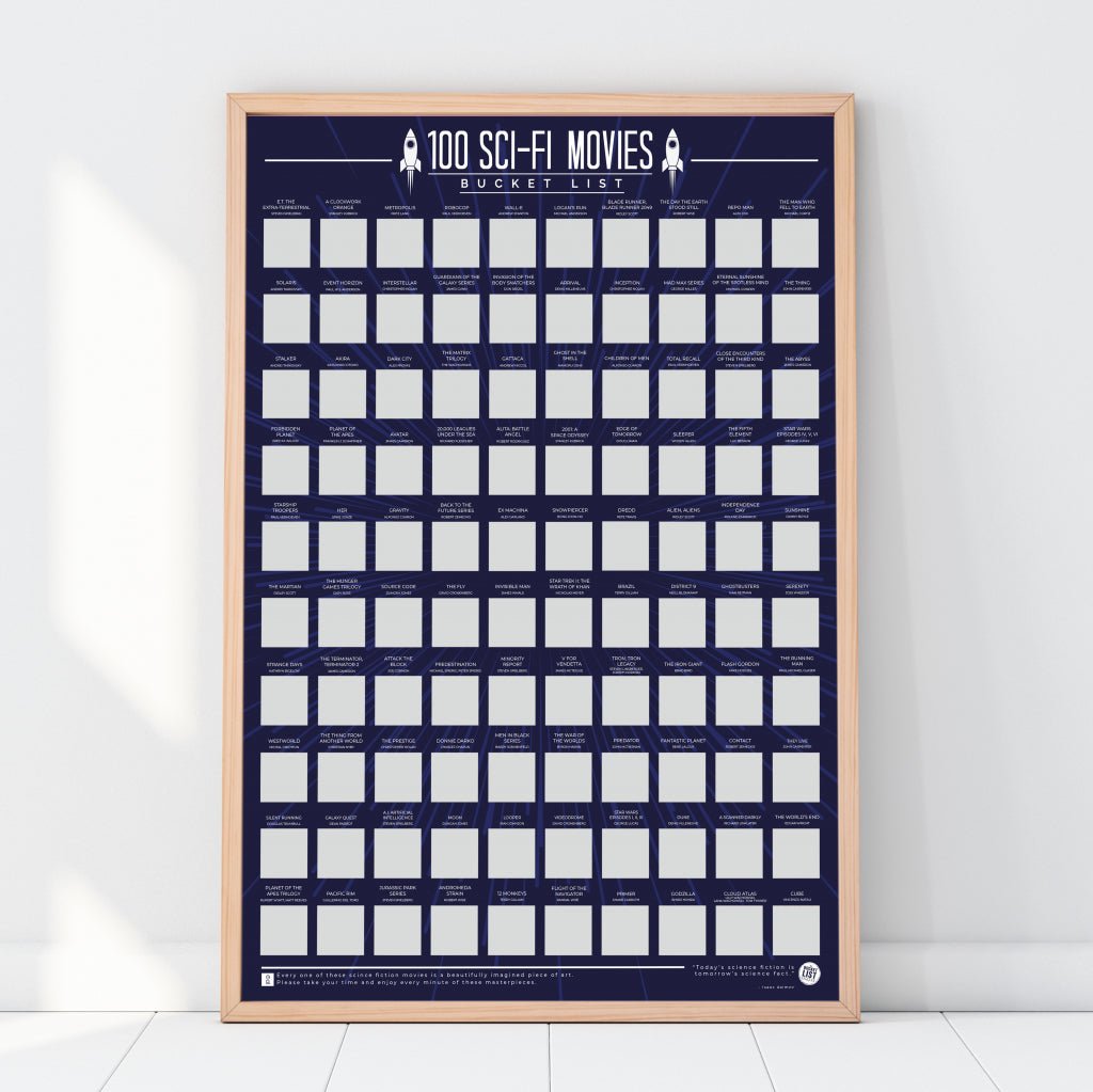 Bucketlistposter - 100 Science Fiction films - Bucketlistposters