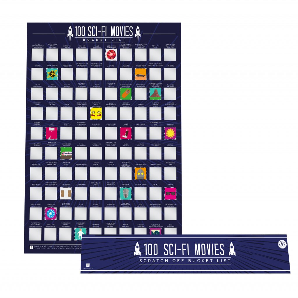Bucketlistposter - 100 Science Fiction films - Bucketlistposters