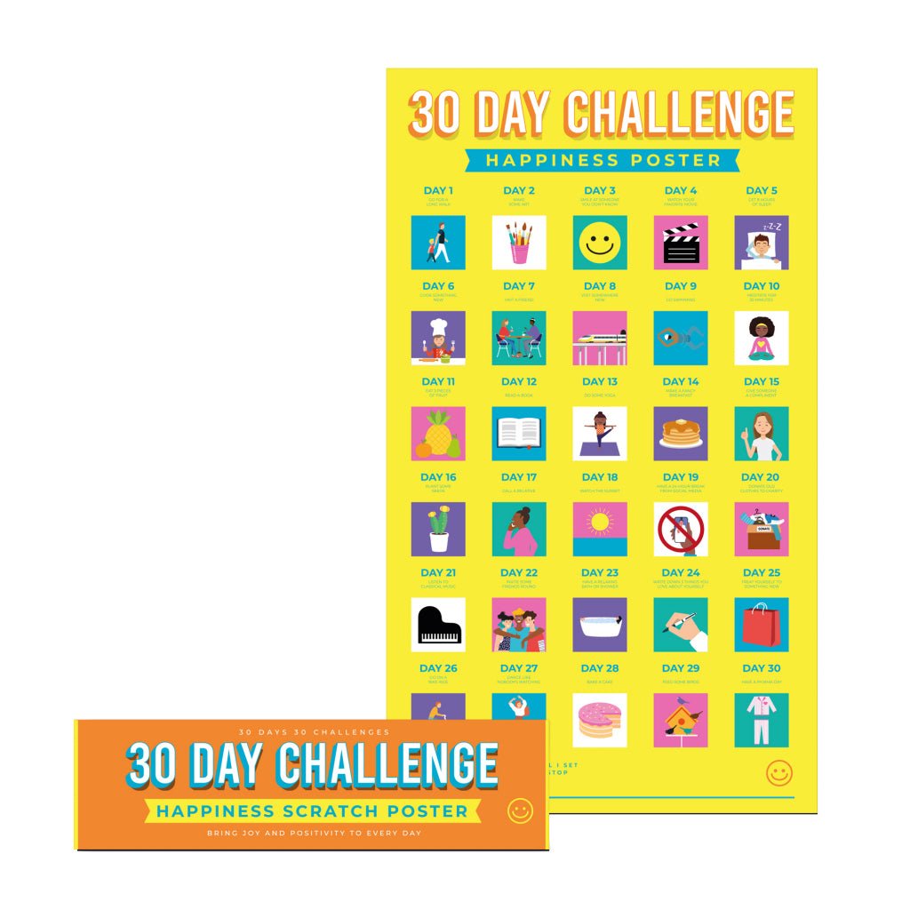 Bucketlistposter - Geluk In 30 Dagen - Bucketlistposters
