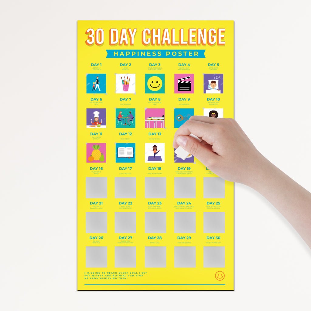 Bucketlistposter - Geluk In 30 Dagen - Bucketlistposters