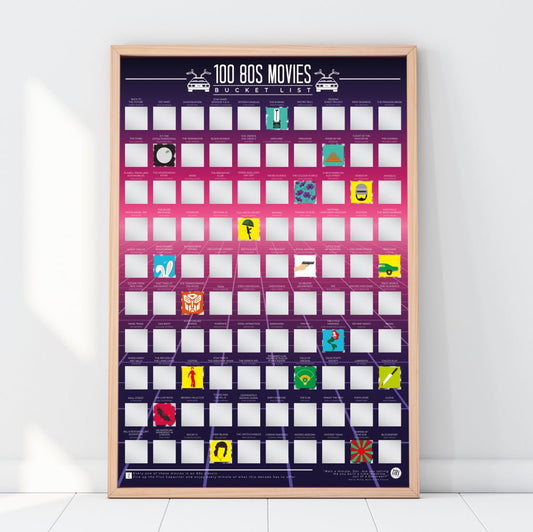 Bucketlistposter 100 80s Films - Bucketlistposters