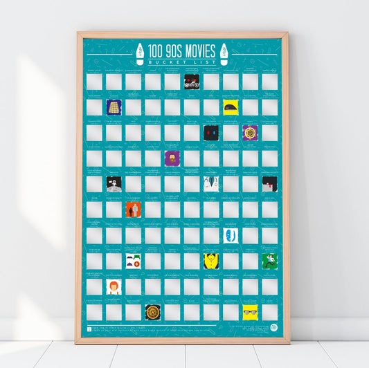 Bucketlistposter - 100 90s Films - Bucketlistposters