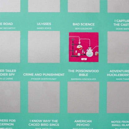 Bucketlistposter - 100 Boeken - Bucketlistposters