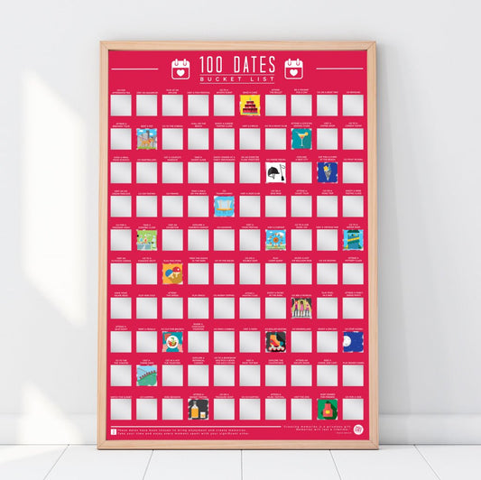 Bucketlistposter - 100 Date activiteiten - Bucketlistposters