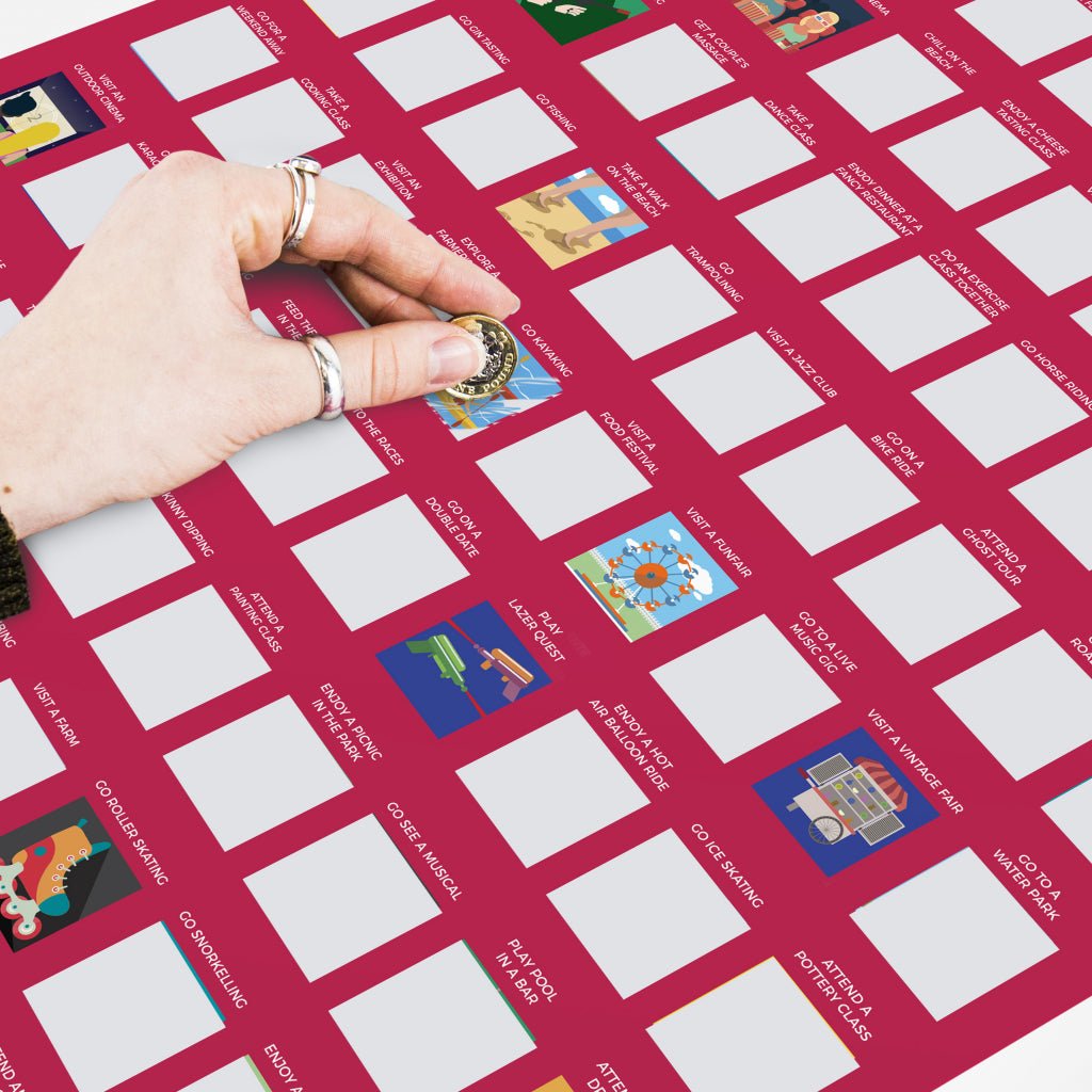 Bucketlistposter - 100 Date activiteiten - Bucketlistposters