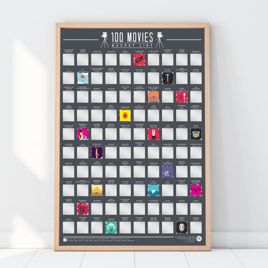 Bucketlistposter - 100 Films - Bucketlistposters