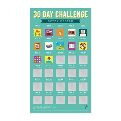 Bucketlistposter - Word Fit In 30 Dagen - Bucketlistposters